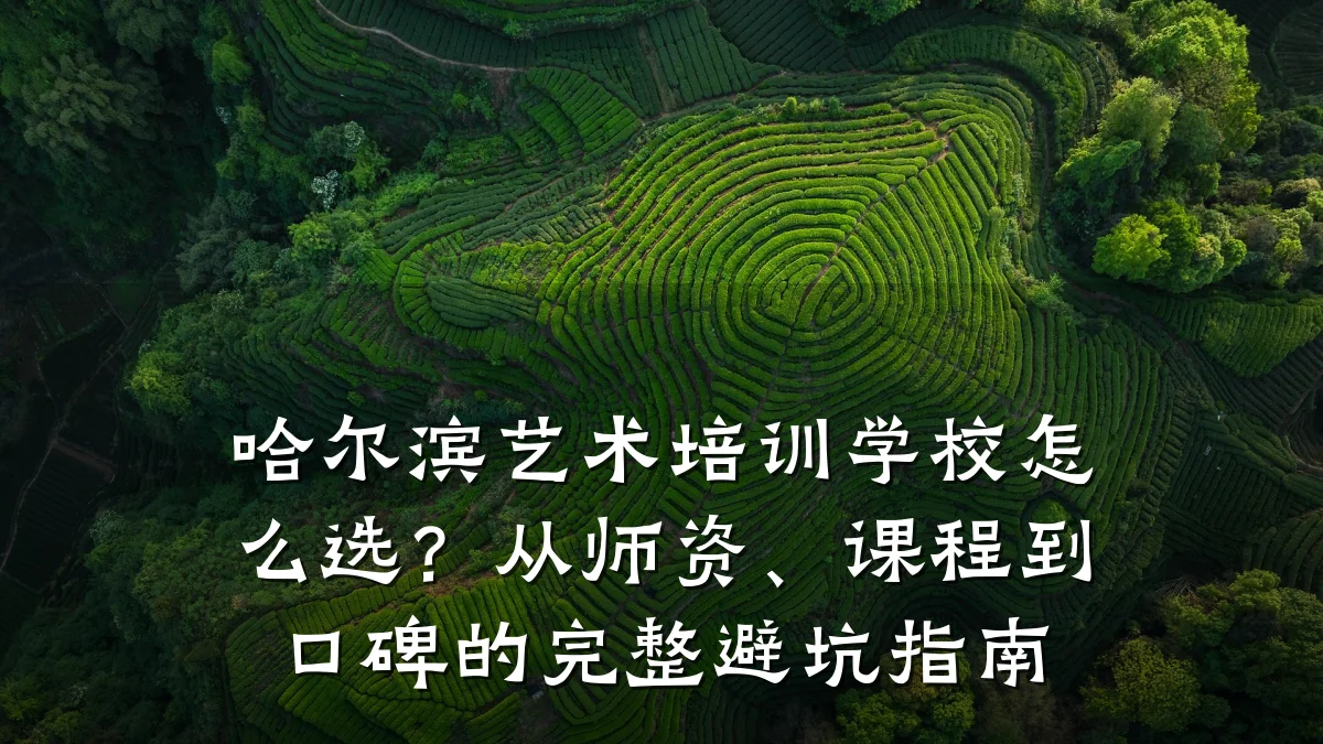 哈尔滨艺术培训学校怎么选？从师资、课程到口碑的完整避坑指南