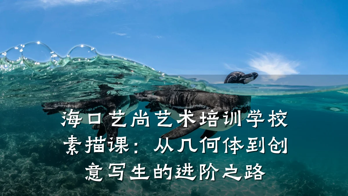 海口艺尚艺术培训学校素描课：从几何体到创意写生的进阶之路