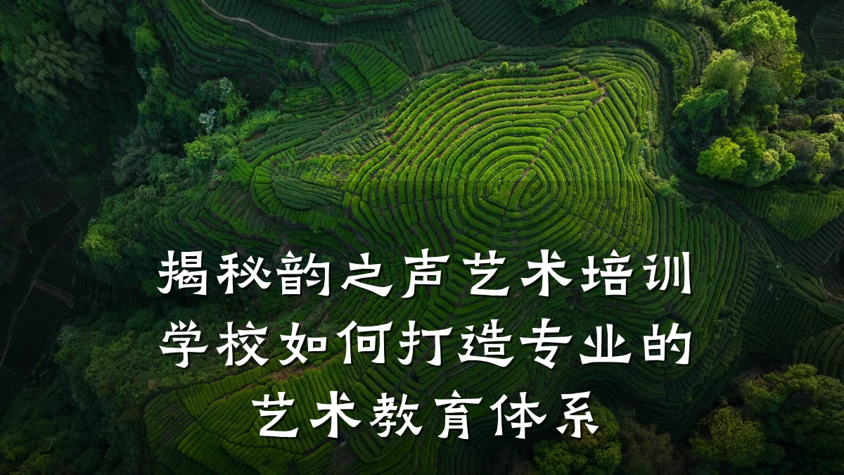揭秘韵之声艺术培训学校如何打造专业的艺术教育体系