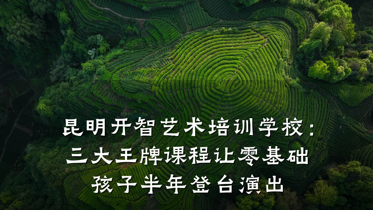 昆明开智艺术培训学校：三大王牌课程让零基础孩子半年登台演出
