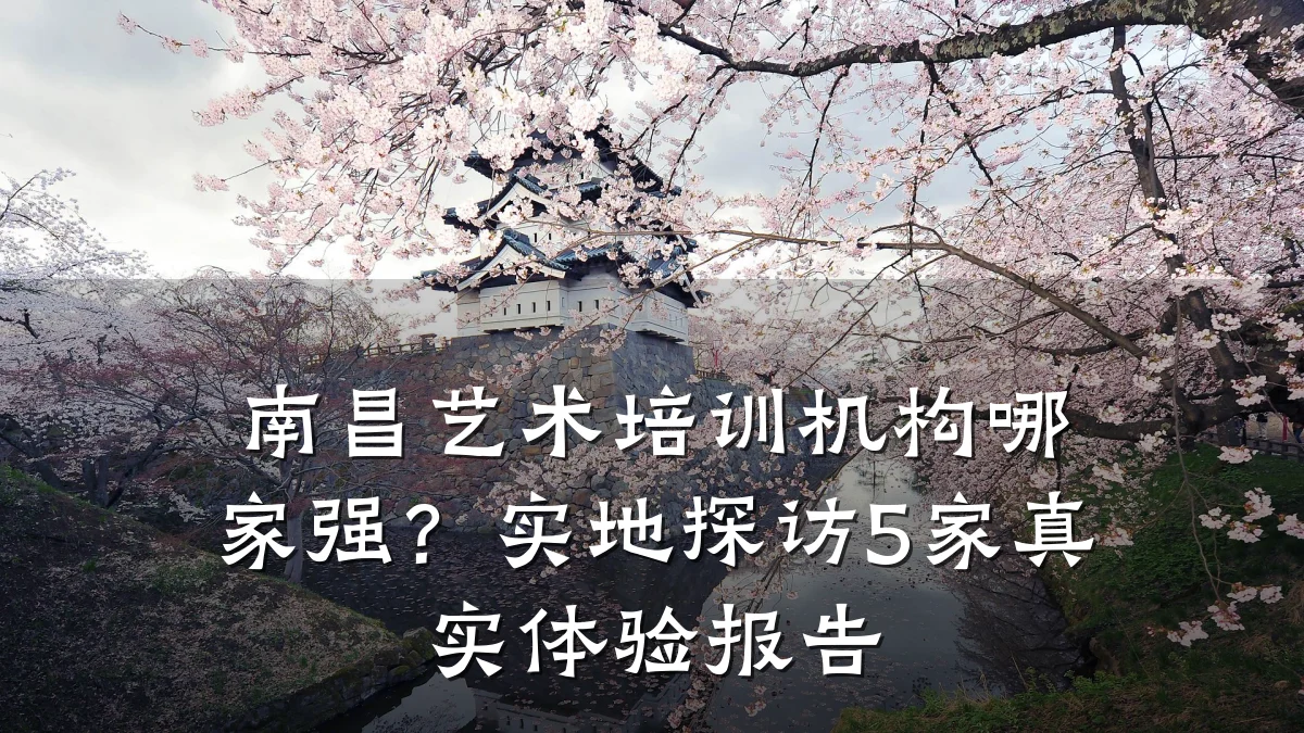 南昌艺术培训机构哪家强？实地探访5家真实体验报告