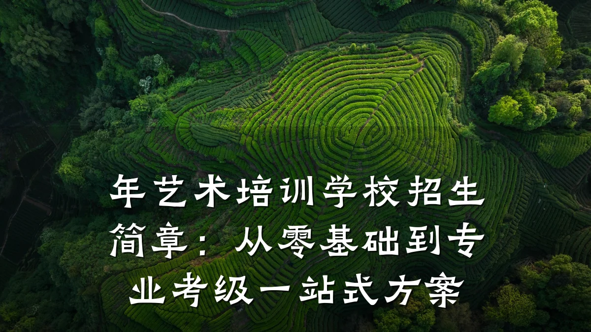 年艺术培训学校招生简章：从零基础到专业考级一站式方案