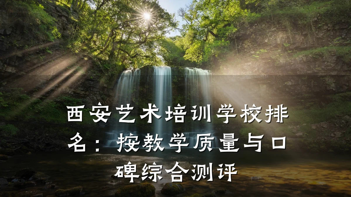 西安艺术培训学校排名：按教学质量与口碑综合测评