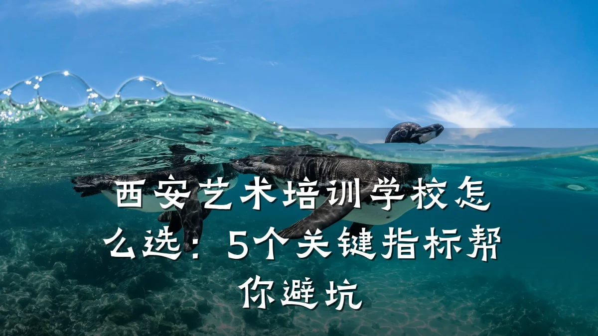 西安艺术培训学校怎么选：5个关键指标帮你避坑