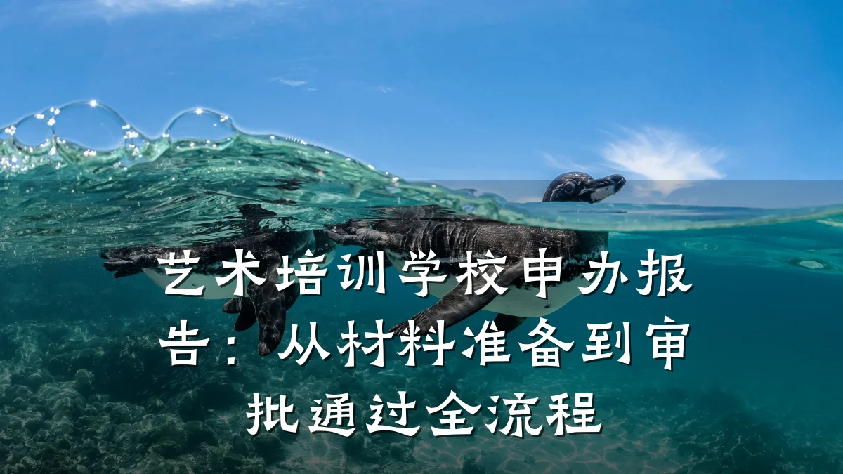艺术培训学校申办报告：从材料准备到审批通过全流程