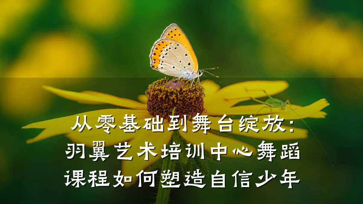 从零基础到舞台绽放：羽翼艺术培训中心舞蹈课程如何塑造自信少年