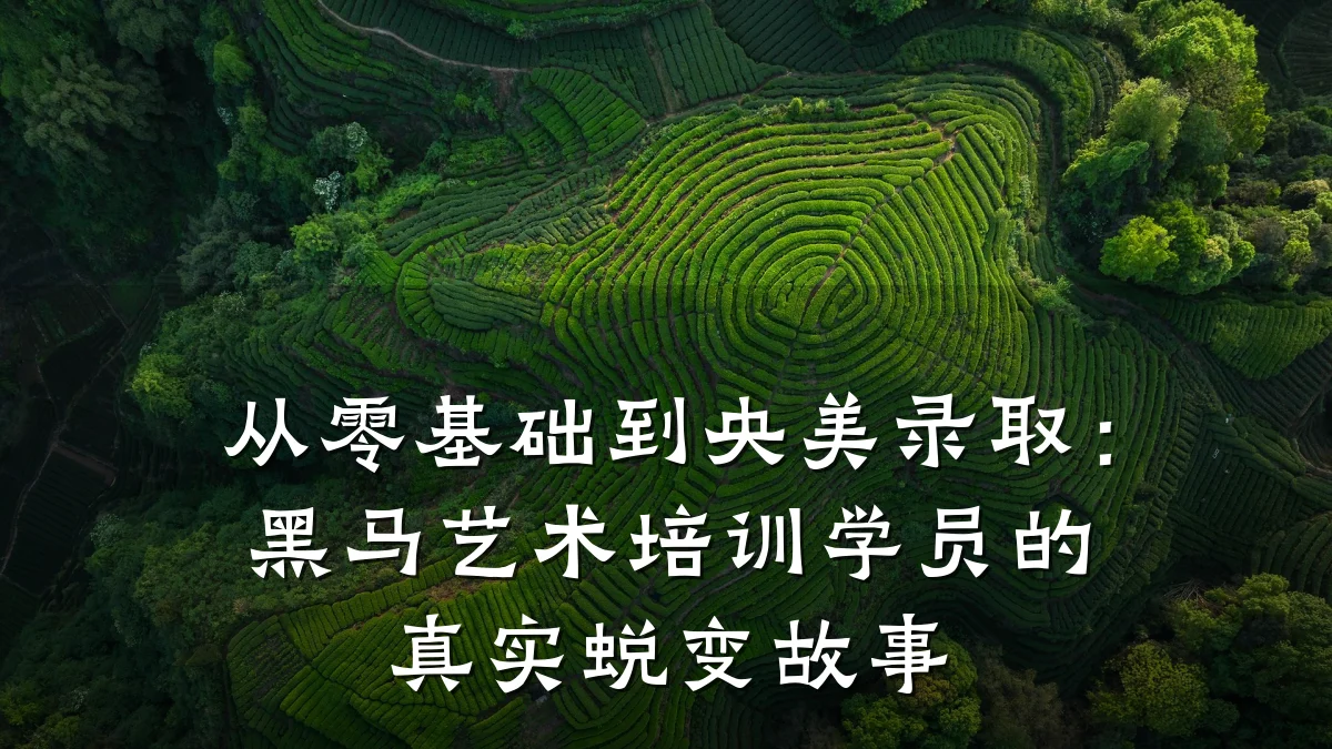 从零基础到央美录取：黑马艺术培训学员的真实蜕变故事