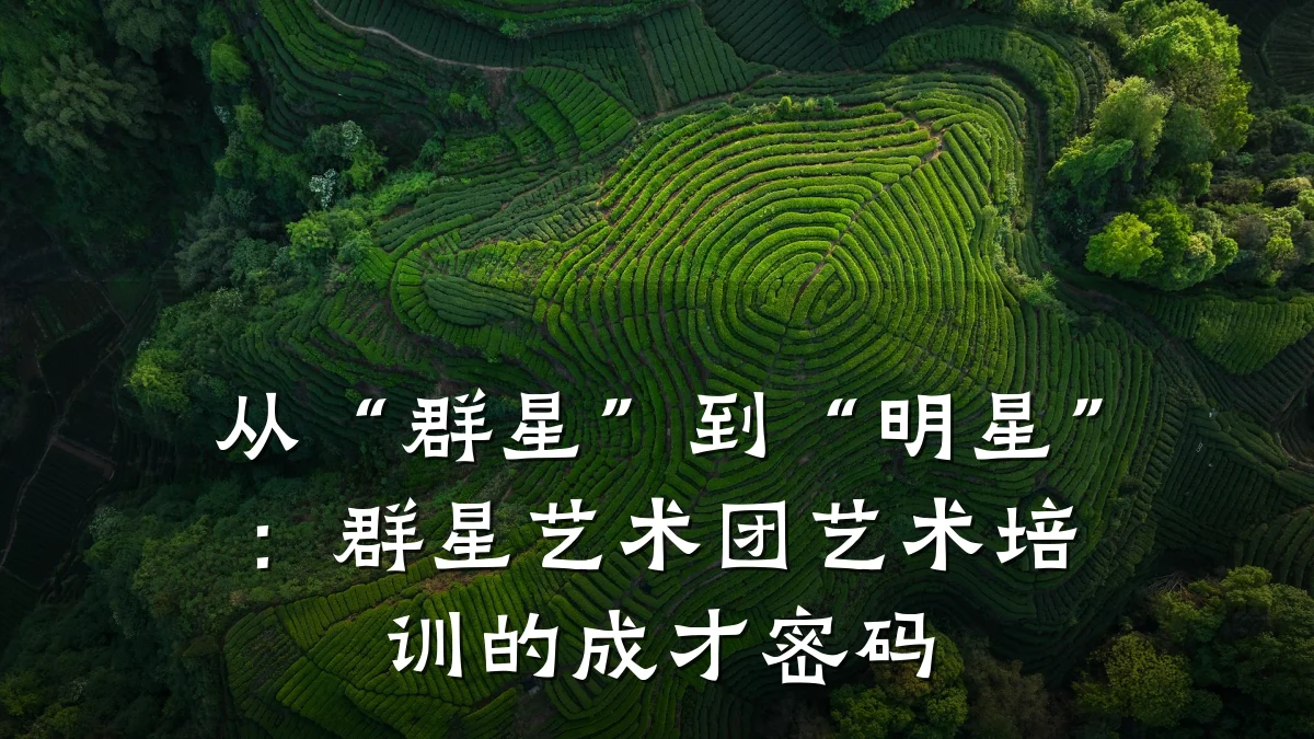 从“群星”到“明星”：群星艺术团艺术培训的成才密码