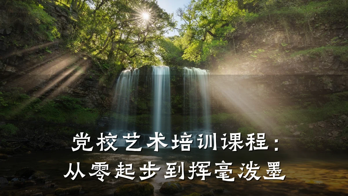 党校艺术培训课程:从零起步到挥毫泼墨