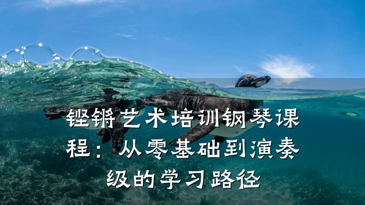 铿锵艺术培训钢琴课程：从零基础到演奏级的学习路径
