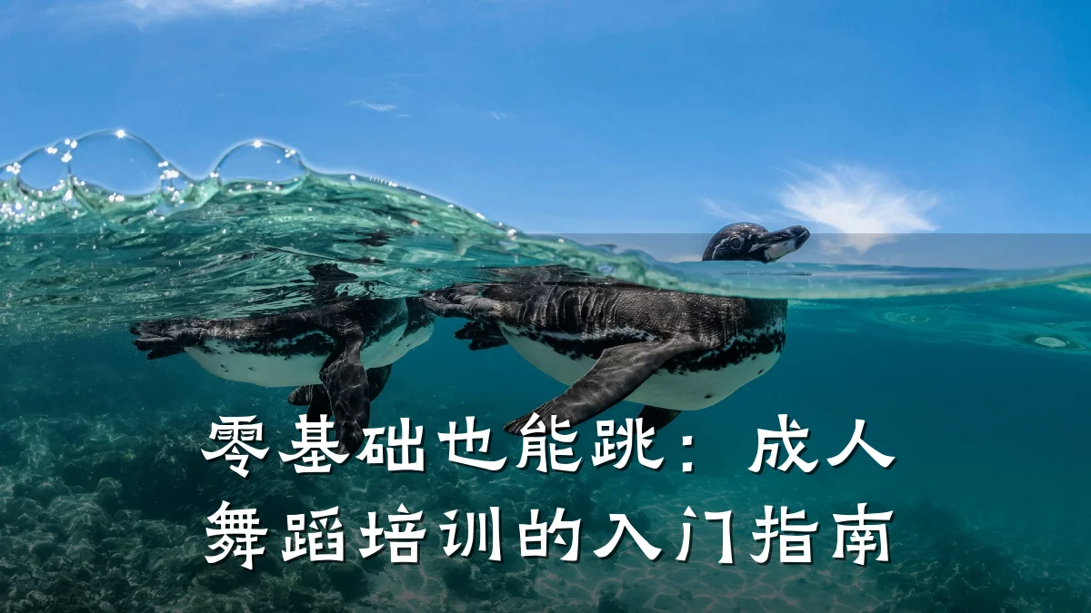 零基础也能跳:成人舞蹈培训的入门指南
