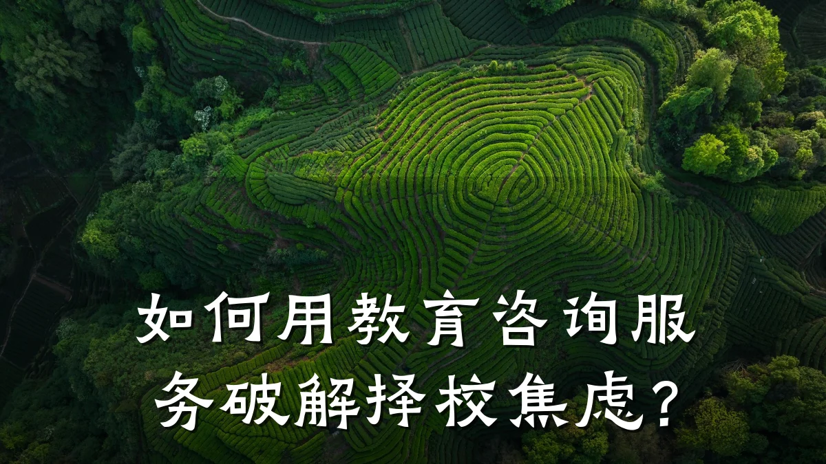 如何用教育咨询服务破解择校焦虑？
