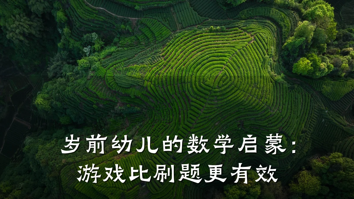 岁前幼儿的数学启蒙：游戏比刷题更有效