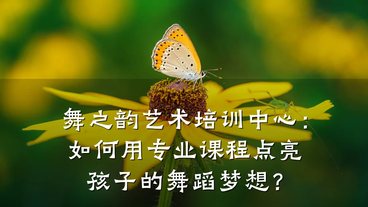 舞之韵艺术培训中心:如何用专业课程点亮孩子的舞蹈梦想?