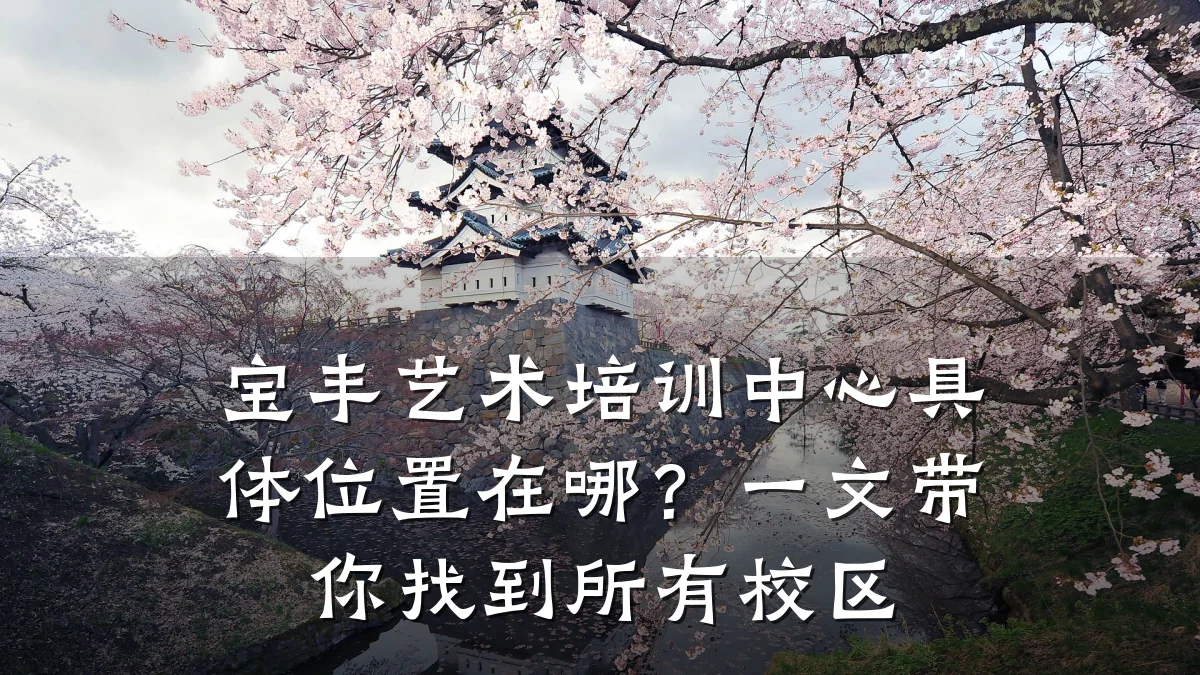 宝丰艺术培训中心具体位置在哪？一文带你找到所有校区