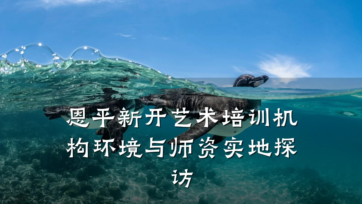 恩平新开艺术培训机构环境与师资实地探访