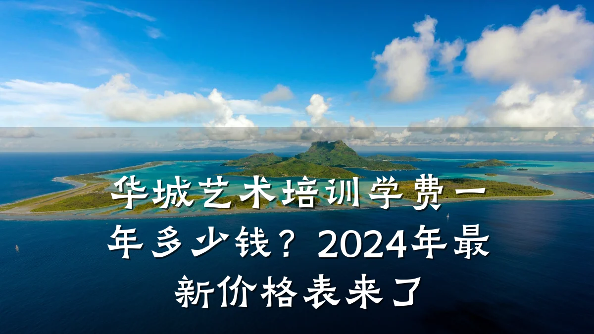 华城艺术培训学费一年多少钱？2024年最新价格表来了