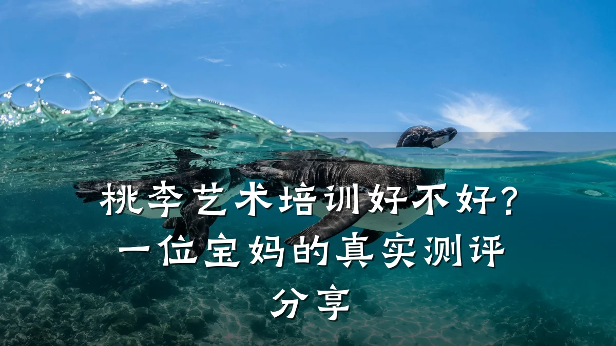 桃李艺术培训好不好?一位宝妈的真实测评分享