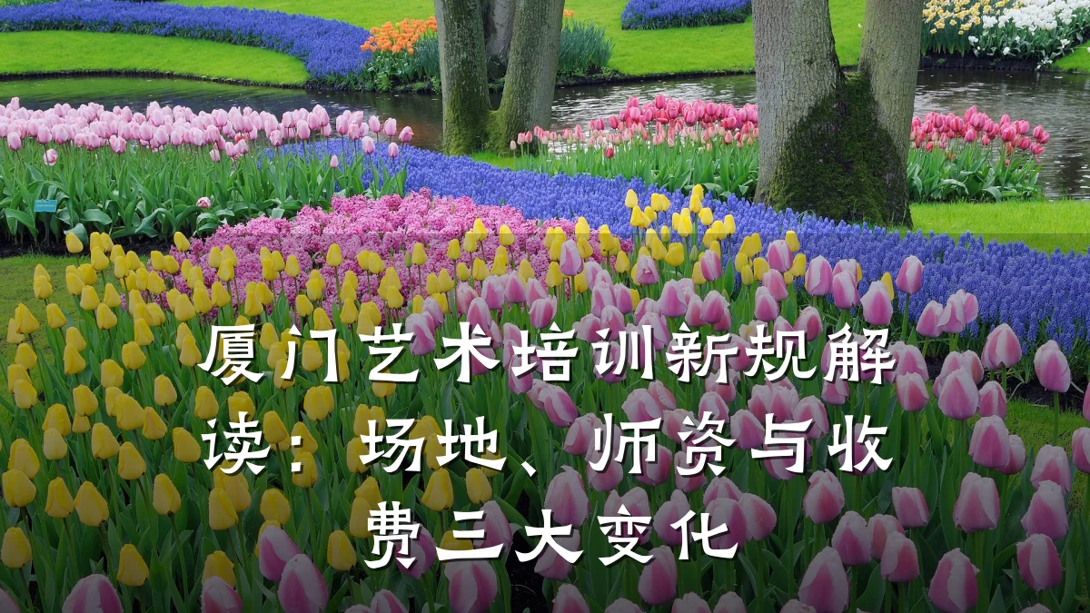 厦门艺术培训新规解读：场地、师资与收费三大变化