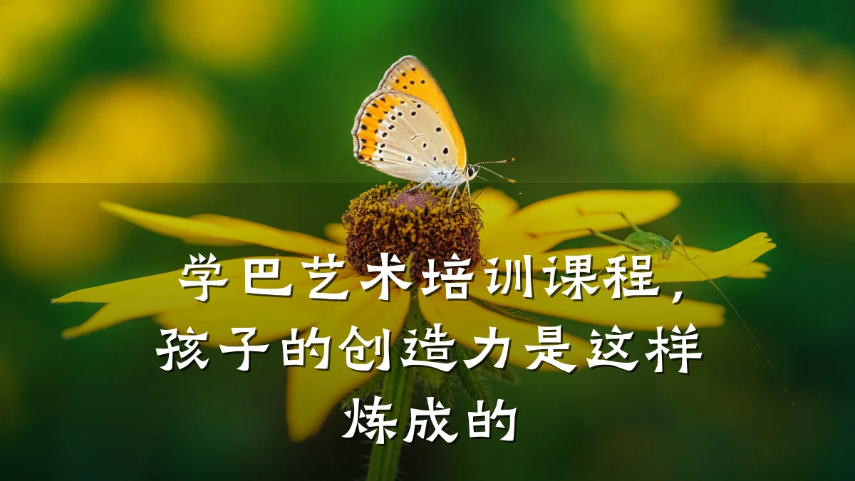 学巴艺术培训课程，孩子的创造力是这样炼成的