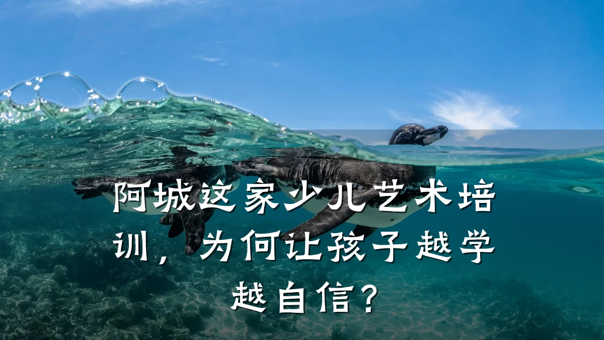 阿城这家少儿艺术培训，为何让孩子越学越自信？
