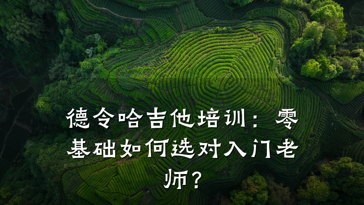 德令哈吉他培训：零基础如何选对入门老师？