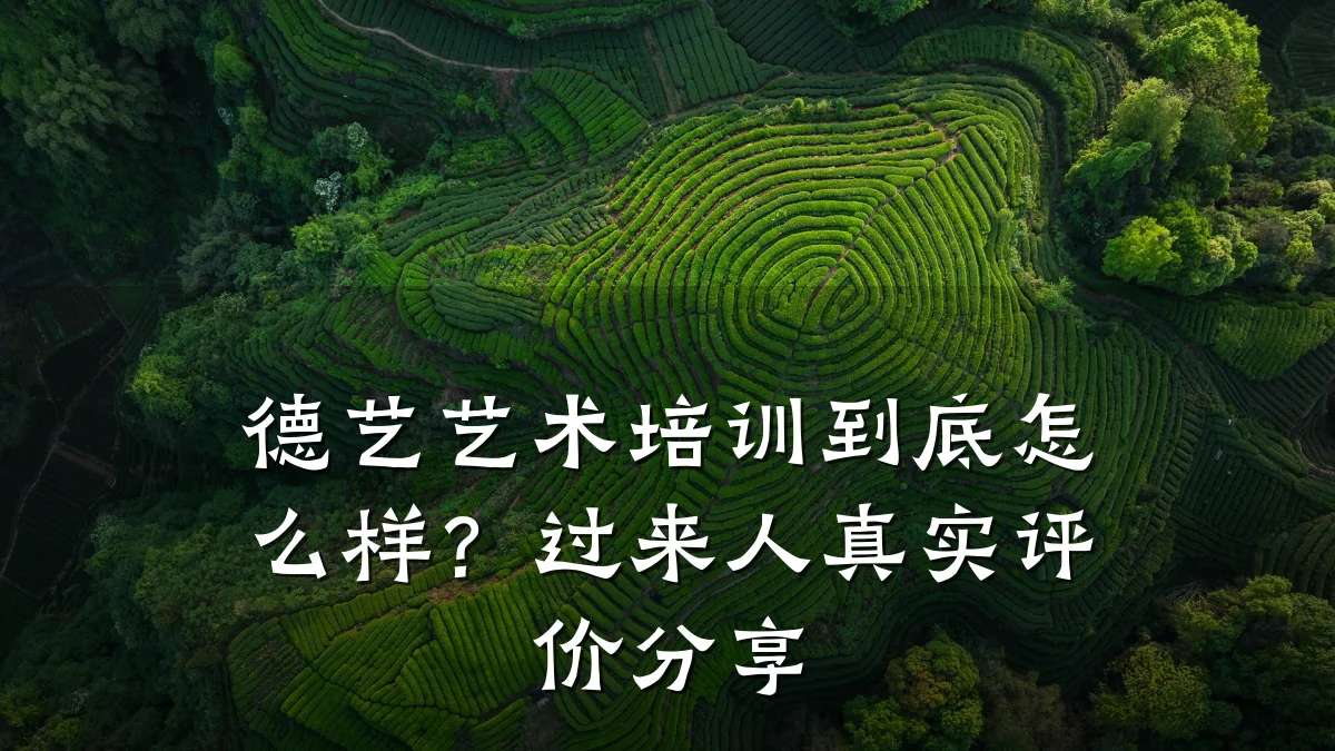 德艺艺术培训到底怎么样？过来人真实评价分享