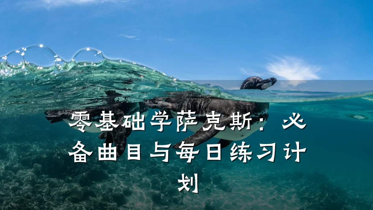 零基础学萨克斯：必备曲目与每日练习计划