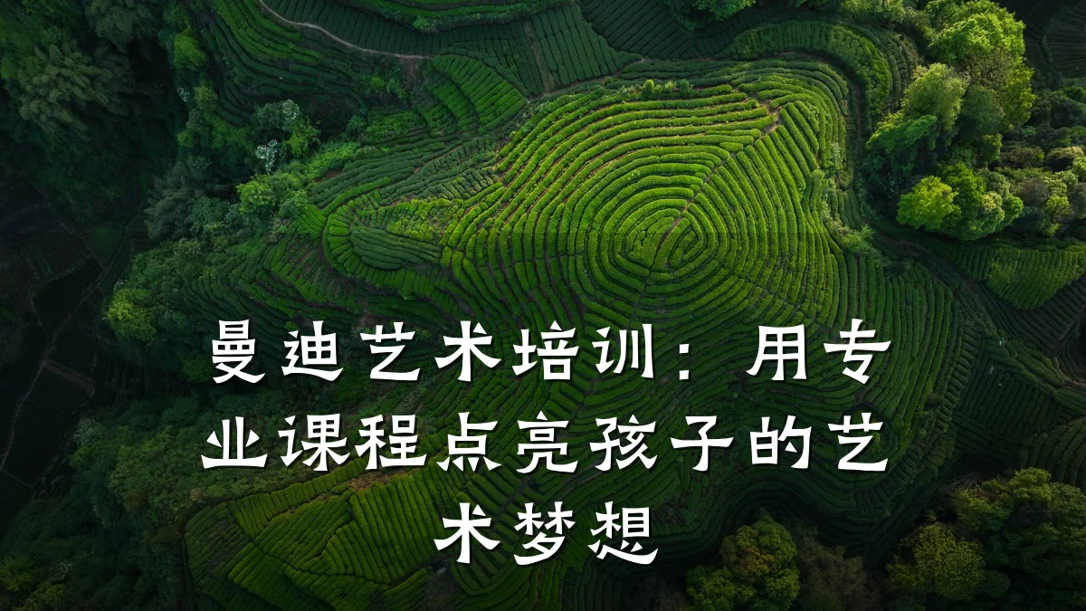 曼迪艺术培训:用专业课程点亮孩子的艺术梦想