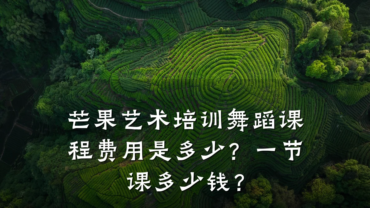 芒果艺术培训舞蹈课程费用是多少?一节课多少钱?