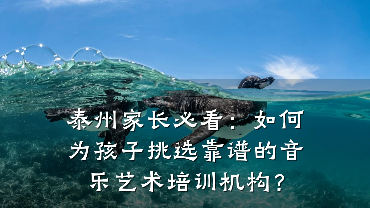 泰州家长必看：如何为孩子挑选靠谱的音乐艺术培训机构？