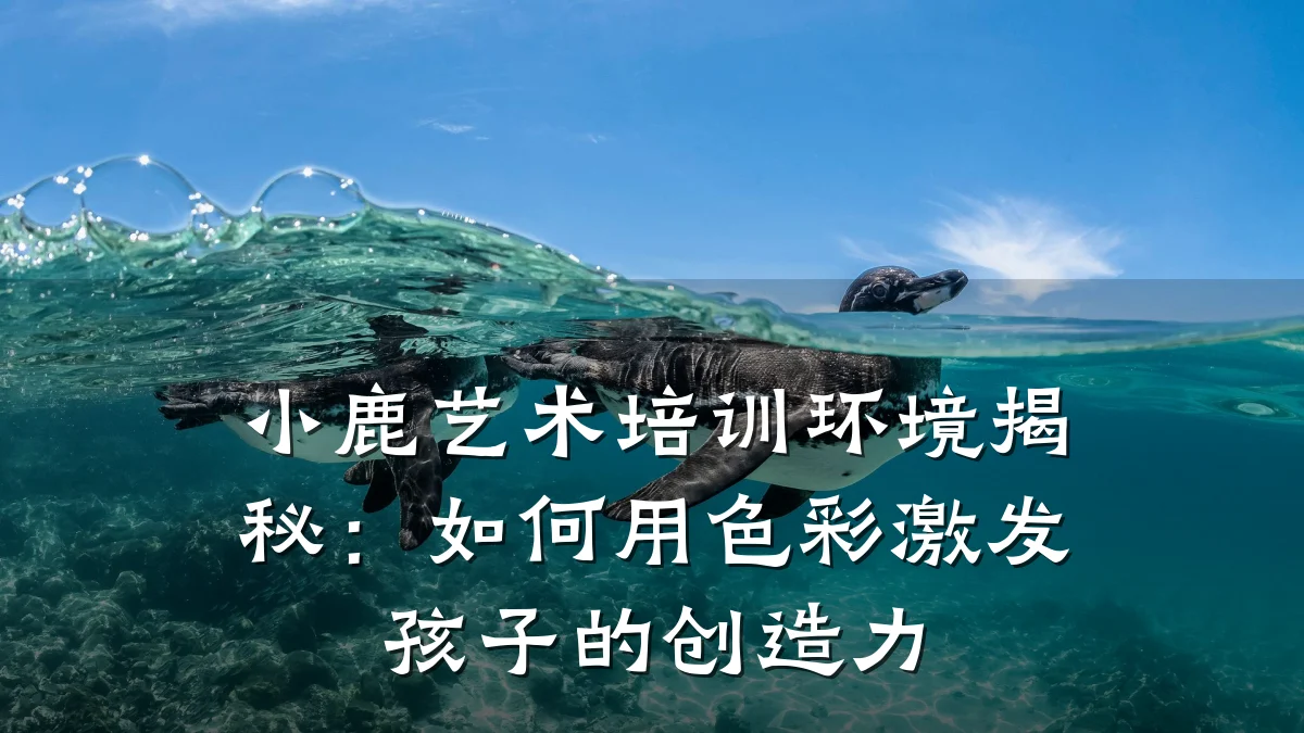 小鹿艺术培训环境揭秘：如何用色彩激发孩子的创造力