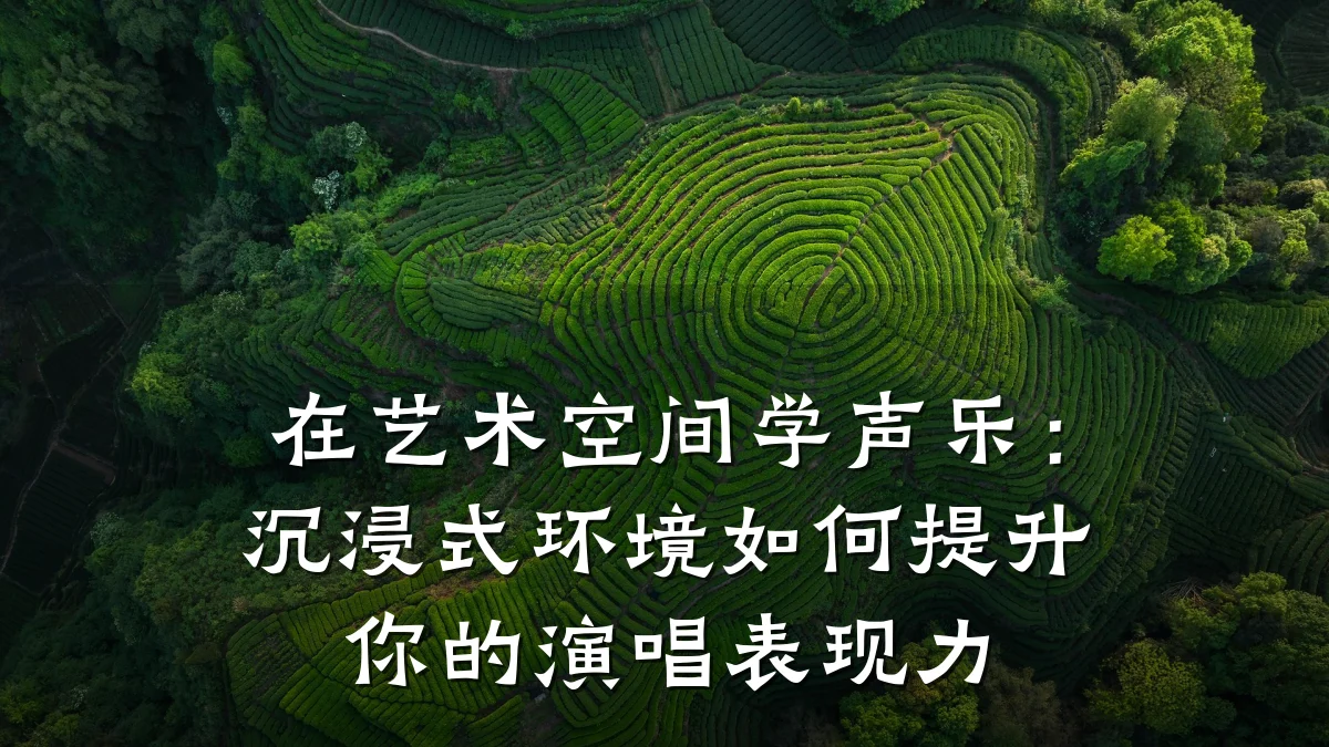 在艺术空间学声乐：沉浸式环境如何提升你的演唱表现力