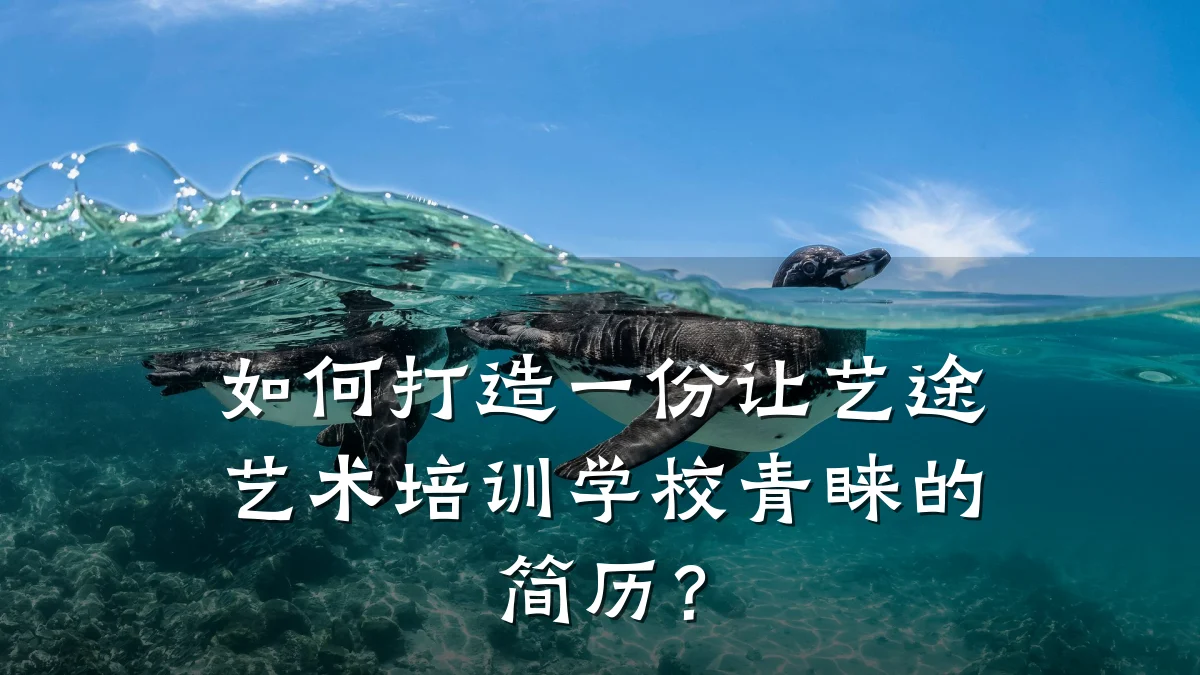 如何打造一份让艺途艺术培训学校青睐的简历？