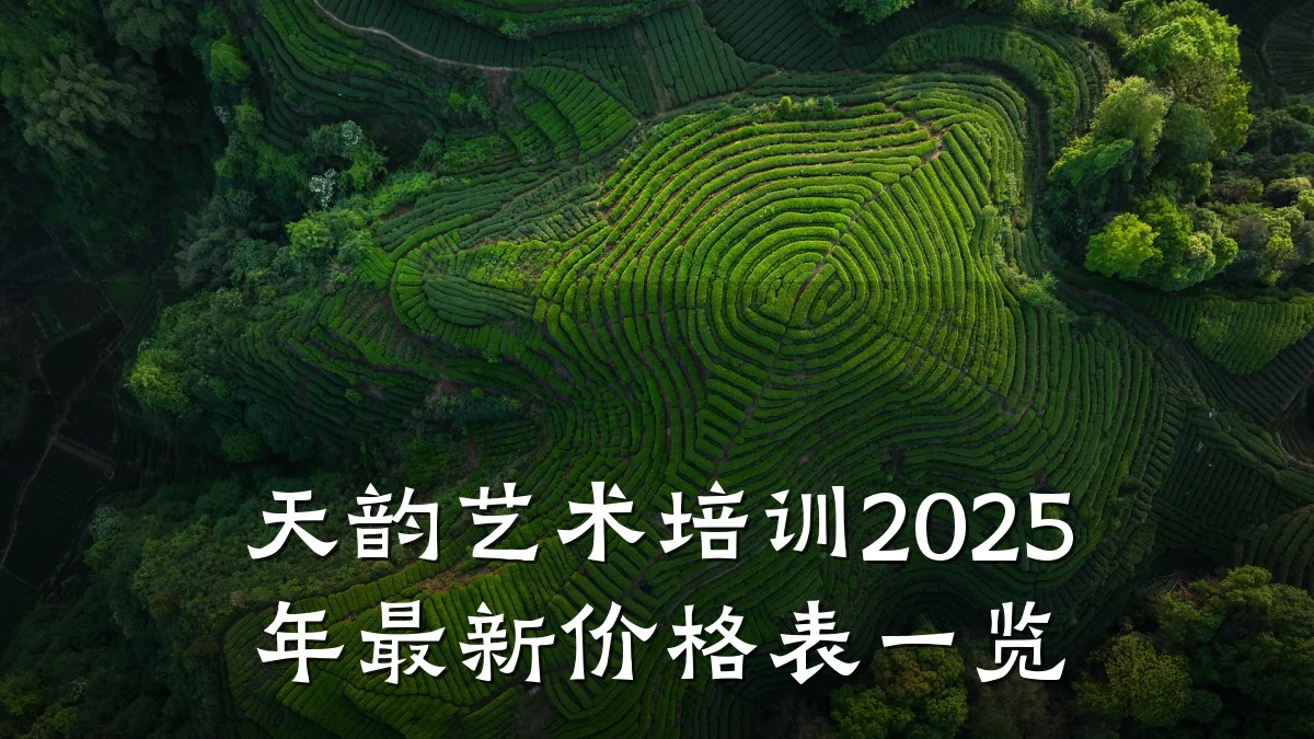 天韵艺术培训2025年最新价格表一览