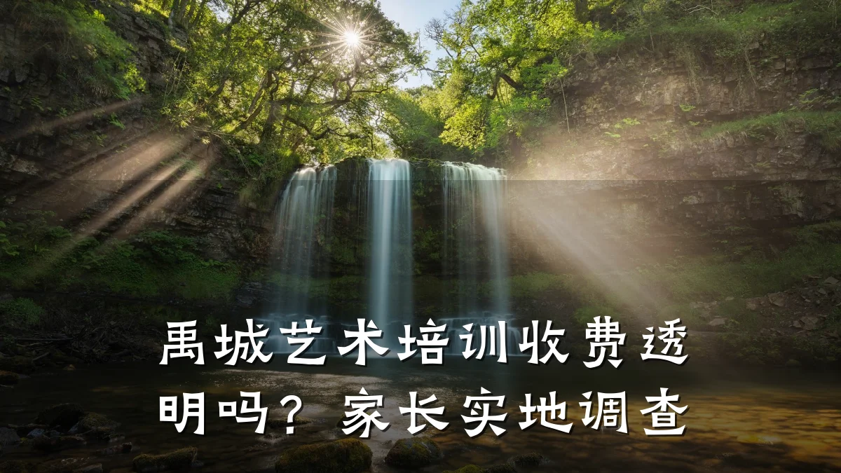 禹城艺术培训收费透明吗？家长实地调查