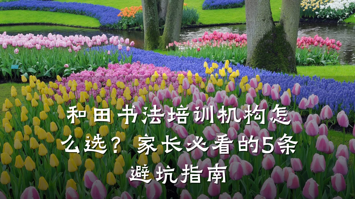 和田书法培训机构怎么选？家长必看的5条避坑指南