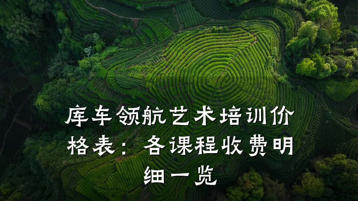 库车领航艺术培训价格表：各课程收费明细一览