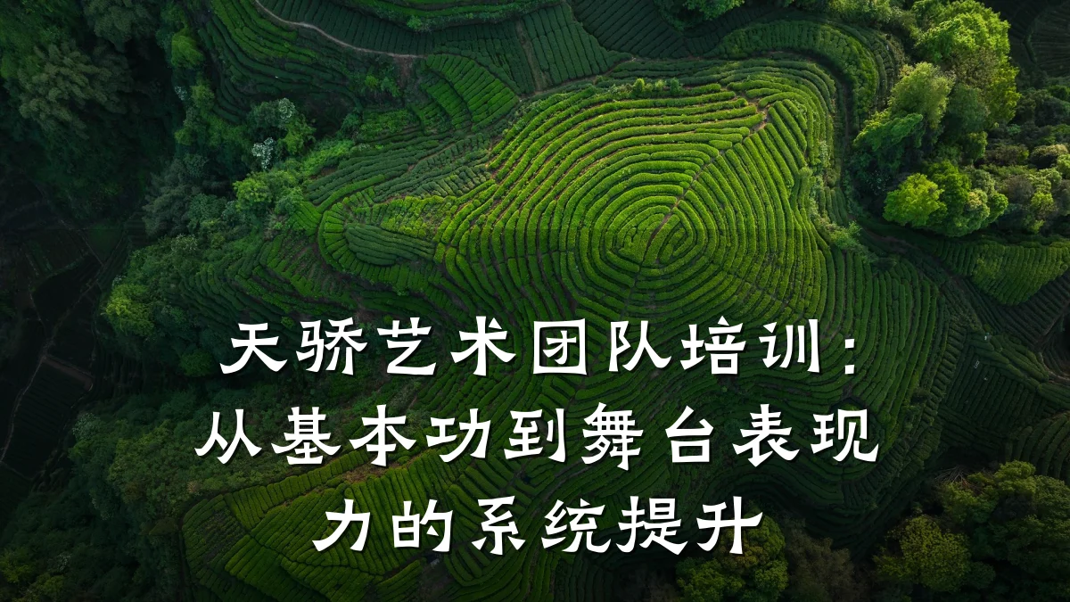 天骄艺术团队培训：从基本功到舞台表现力的系统提升