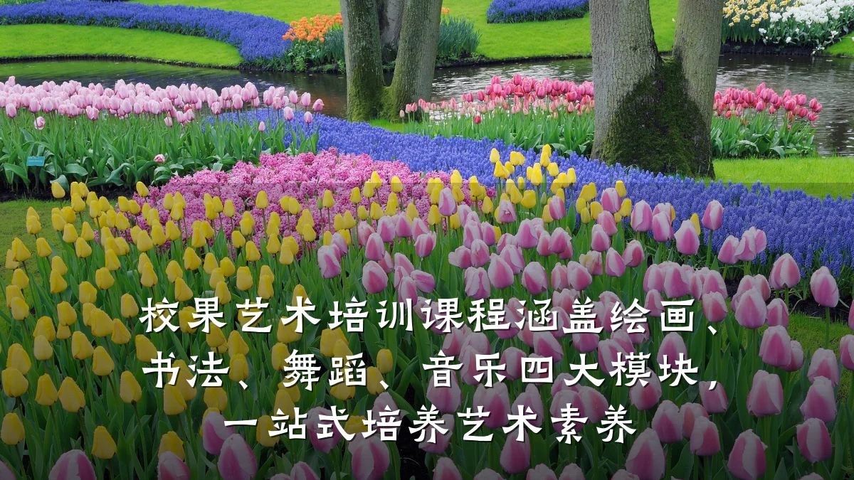校果艺术培训课程涵盖绘画、书法、舞蹈、音乐四大模块，一站式培养艺术素养