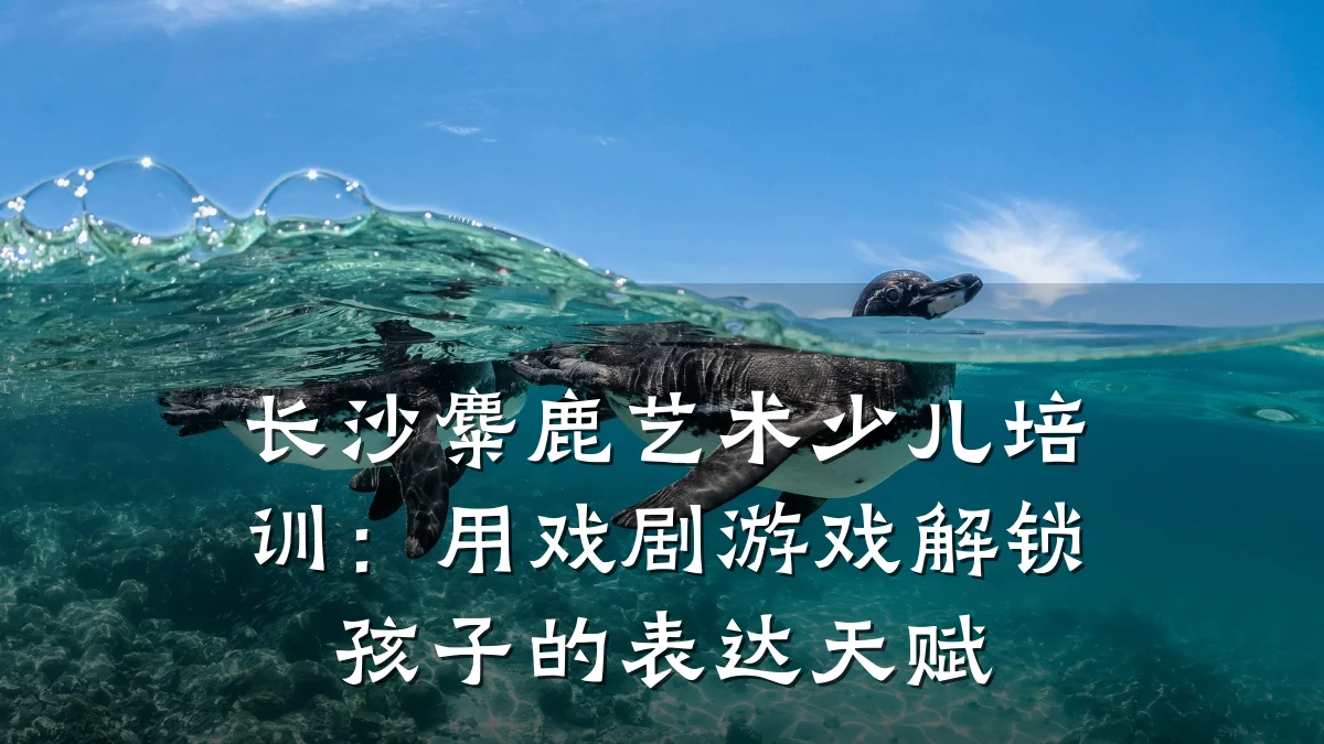 长沙麋鹿艺术少儿培训：用戏剧游戏解锁孩子的表达天赋