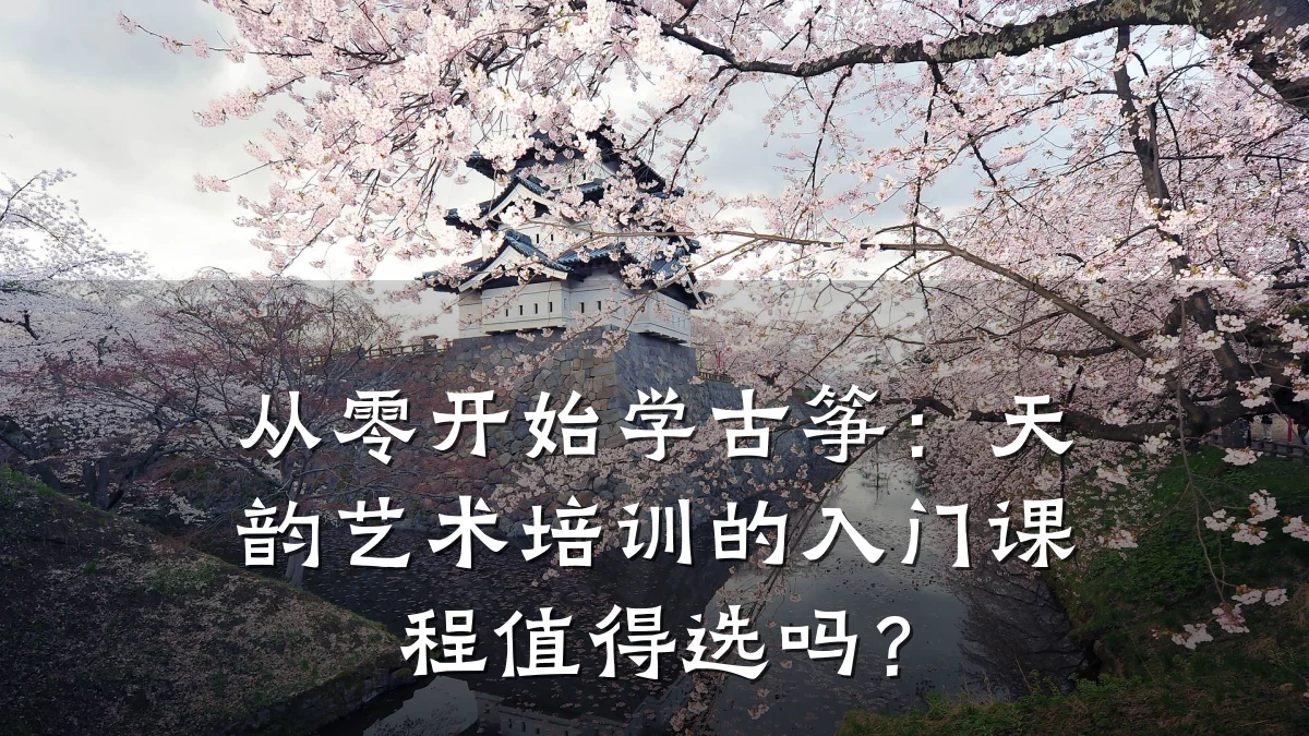 从零开始学古筝：天韵艺术培训的入门课程值得选吗？