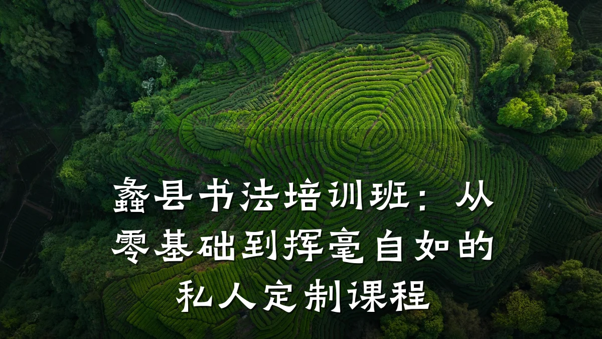 蠡县书法培训班：从零基础到挥毫自如的私人定制课程