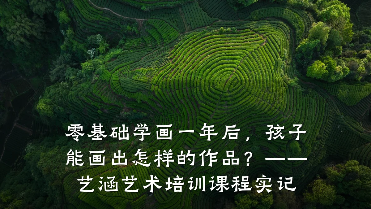 零基础学画一年后,孩子能画出怎样的作品?——艺涵艺术培训课程实记