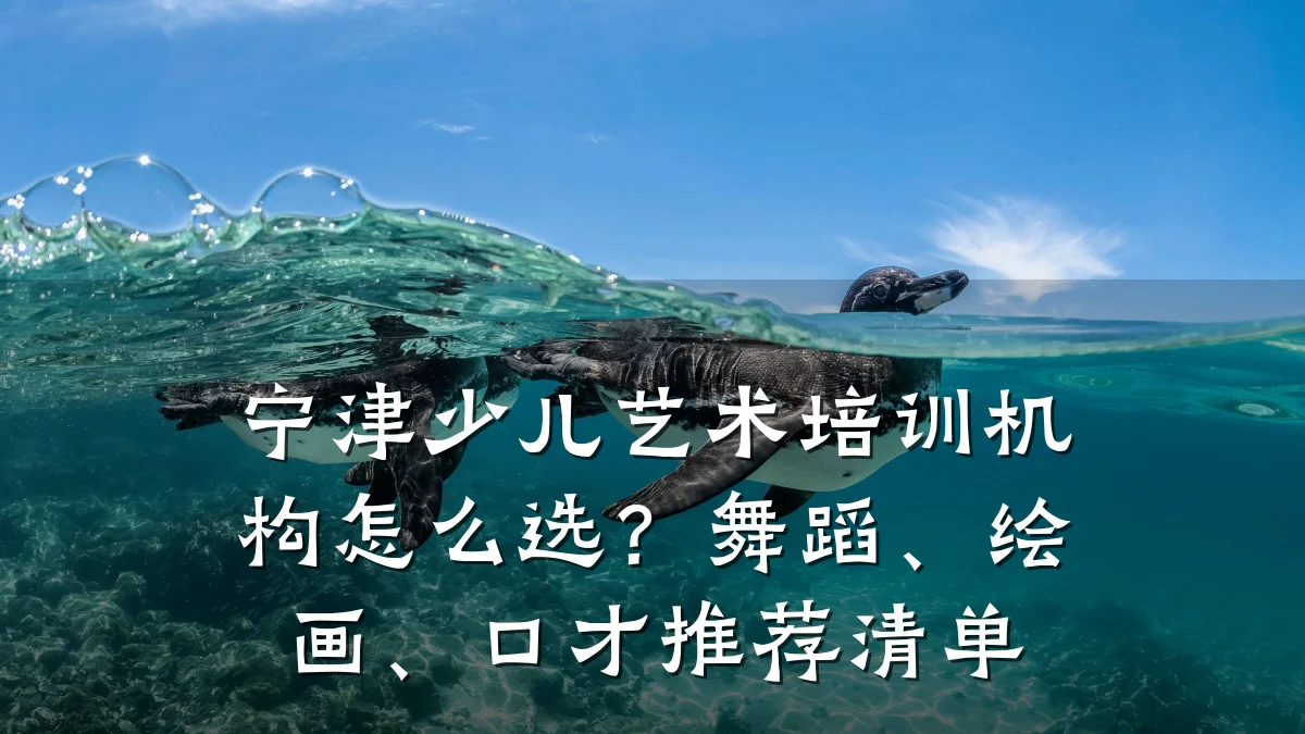 宁津少儿艺术培训机构怎么选?舞蹈、绘画、口才推荐清单