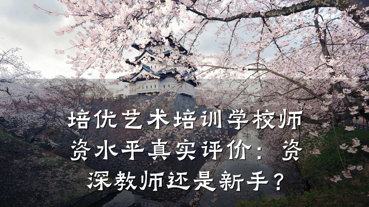 培优艺术培训学校师资水平真实评价：资深教师还是新手？