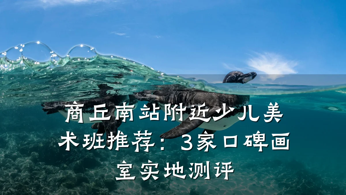 商丘南站附近少儿美术班推荐：3家口碑画室实地测评
