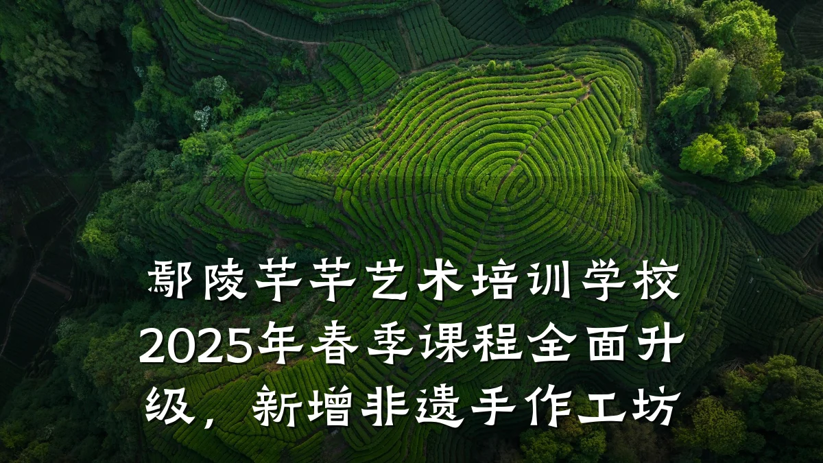 鄢陵芊芊艺术培训学校2025年春季课程全面升级，新增非遗手作工坊