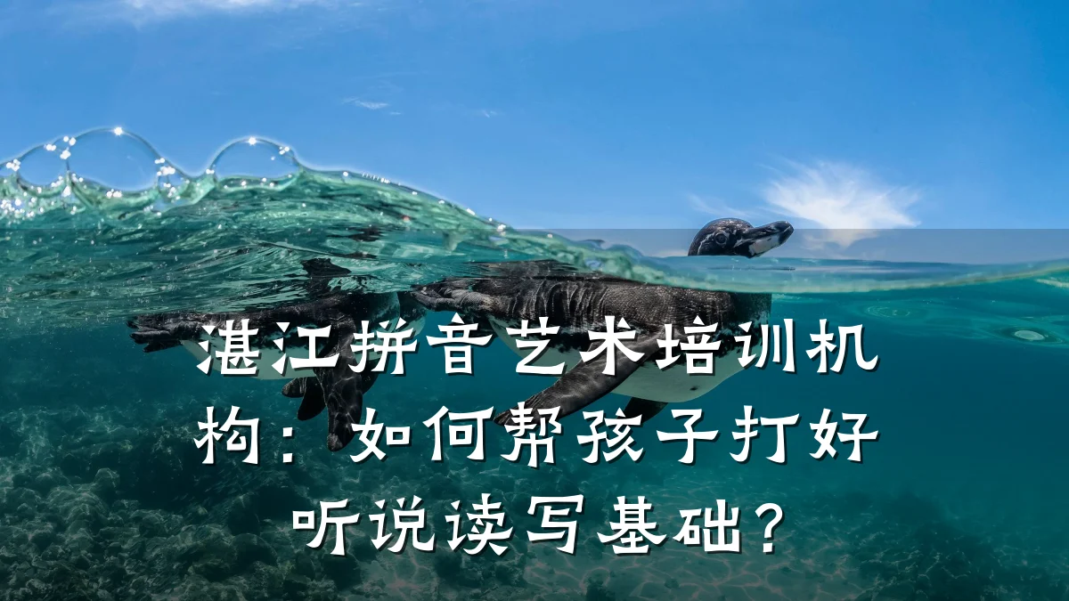 湛江拼音艺术培训机构：如何帮孩子打好听说读写基础？