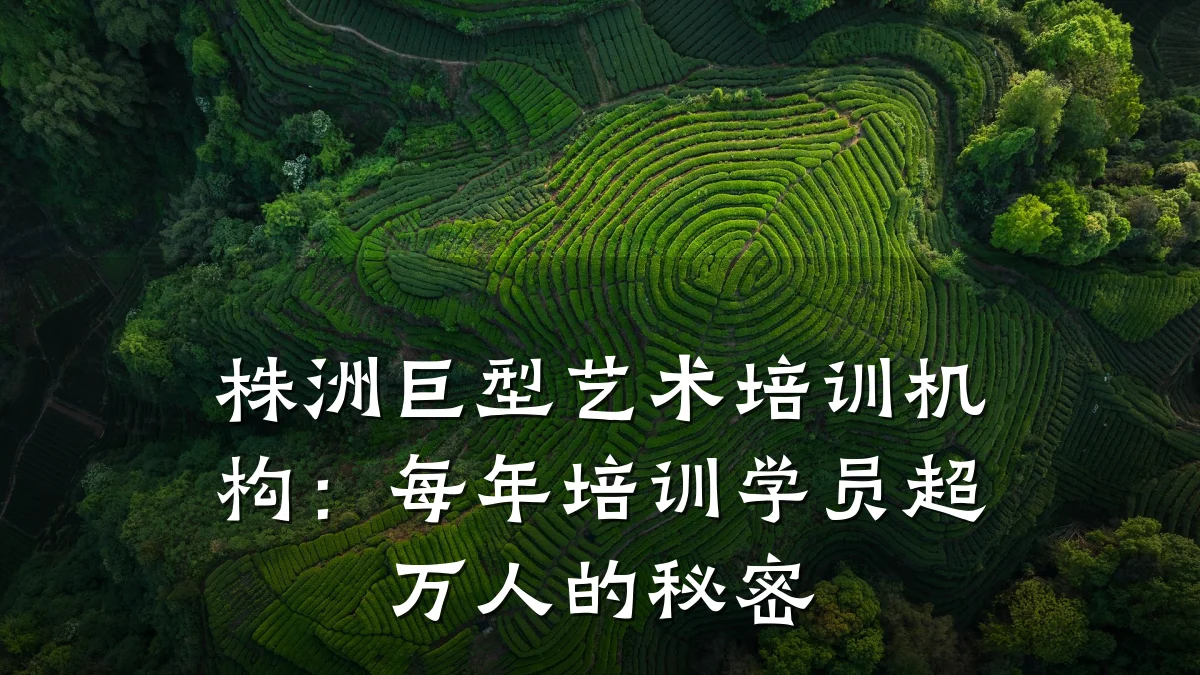 株洲巨型艺术培训机构：每年培训学员超万人的秘密